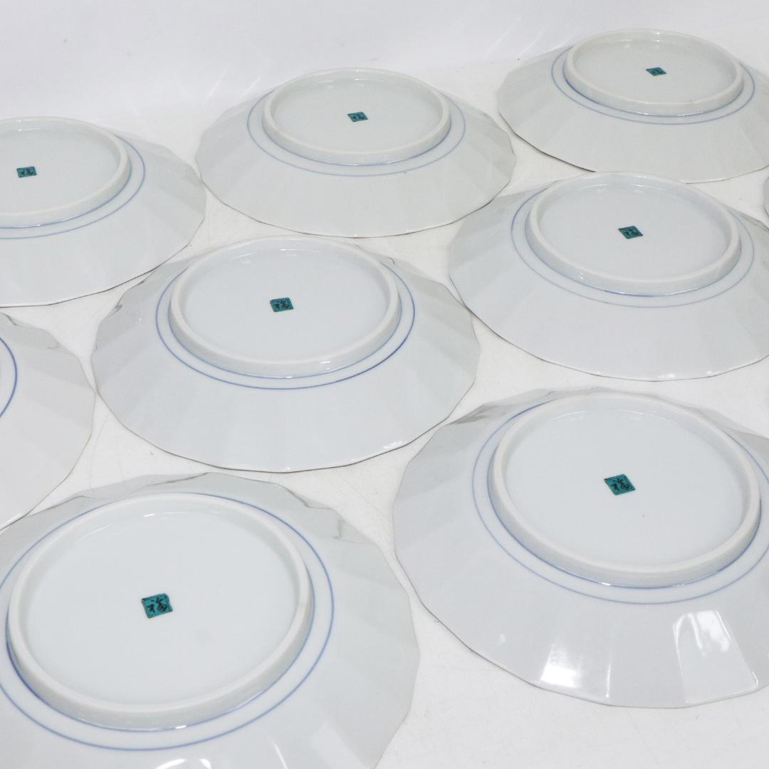 九谷焼 静岳作 皿揃 10客 木箱