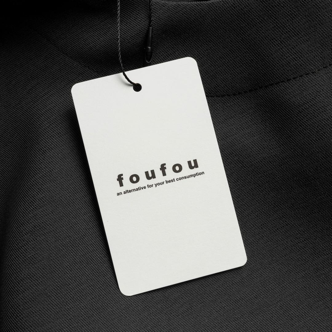 未使用 foufou 23SS マカロニヤーンミニマルワンピース