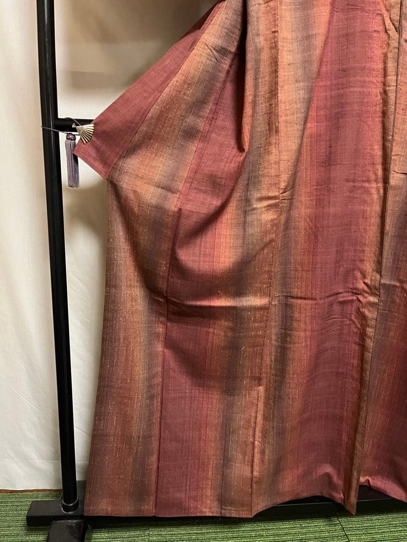 ☘️早い者勝ち☘️【国宝品】●岐阜県無形文化財【郡上紬】●幻の紬●草木染●紬●着物