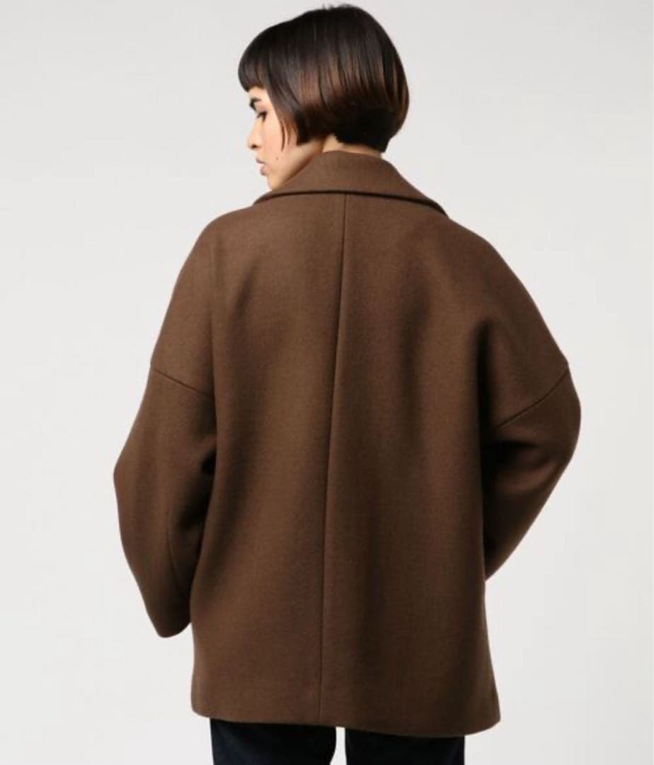 デミルクスビームス　メルトンウールピーコート