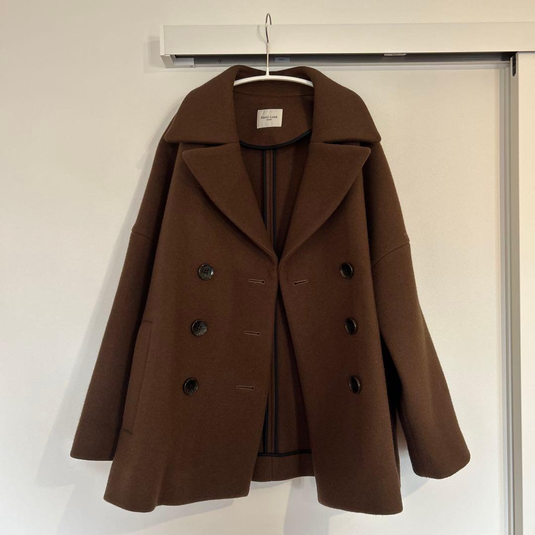 デミルクスビームス　メルトンウールピーコート