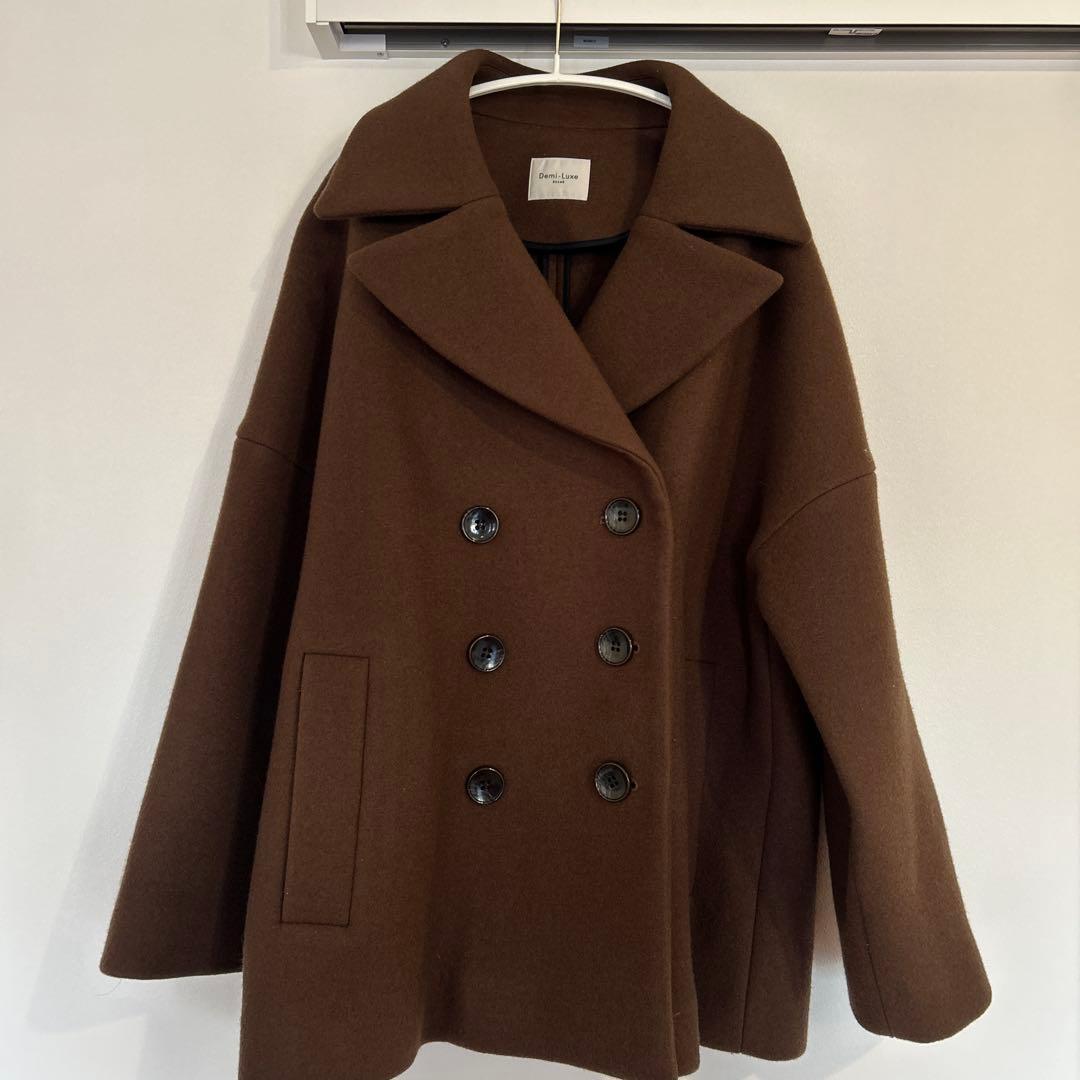 デミルクスビームス　メルトンウールピーコート