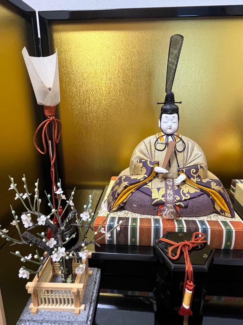 雛人形　真多呂作　木目込み人形　寛永雛