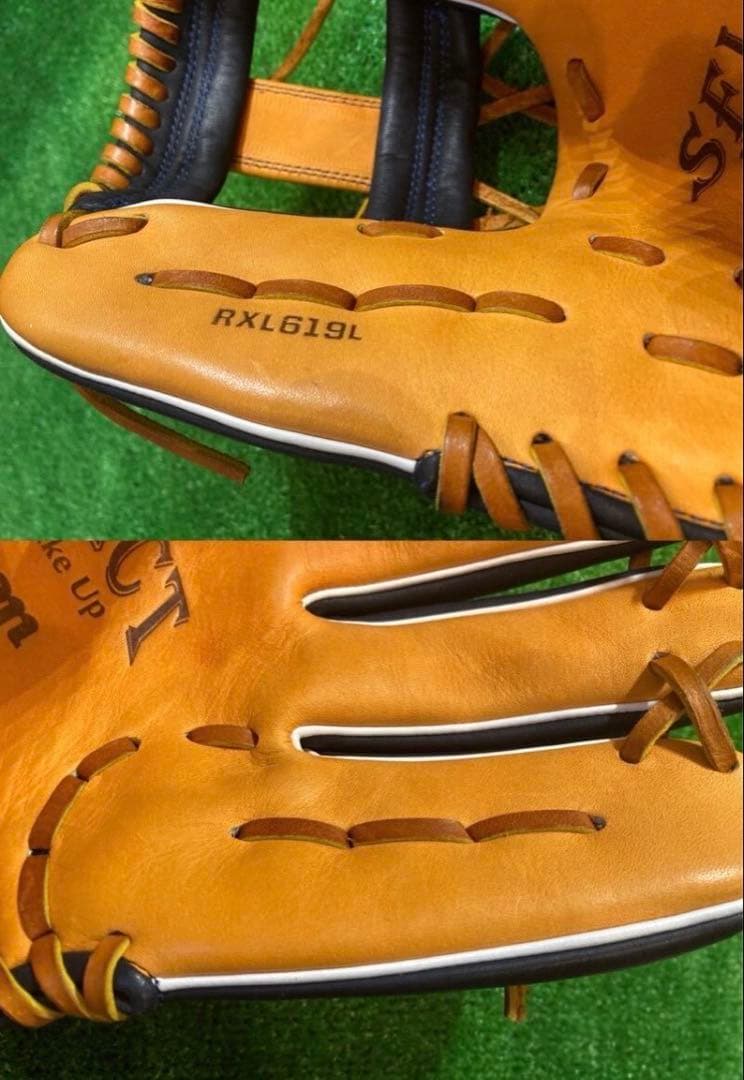 【美品】ウィルソン 一般軟式用 内野手用 グラブ RXL619L マルチカラー