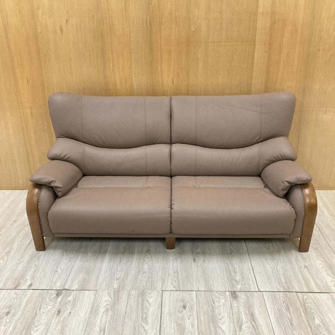 【マルニ】本革　2人掛けソファ　２Ｐソファ