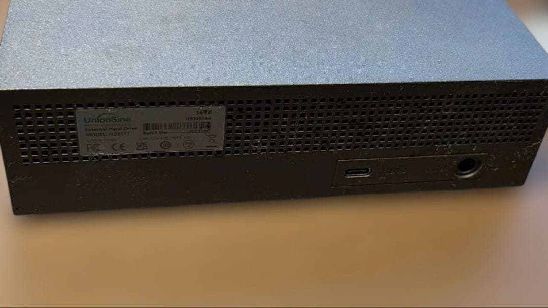 外付けハードディスク 16TB UnionSine 3.5