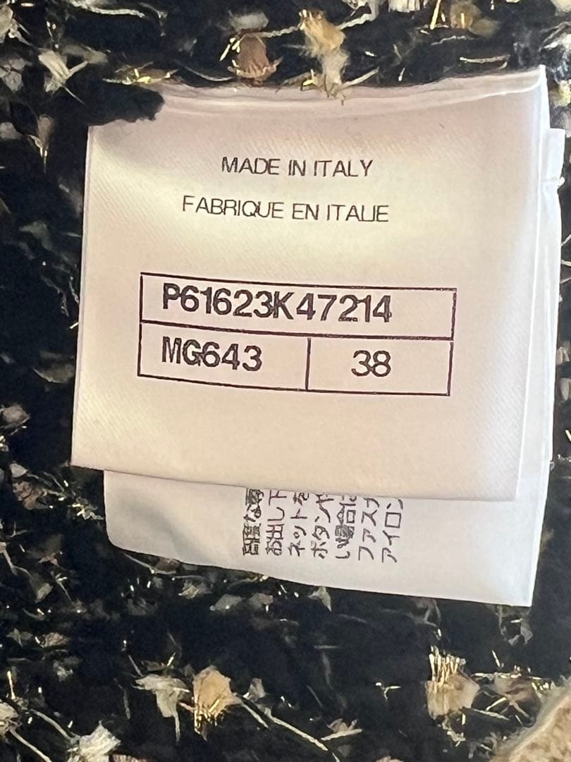 美品 CHANEL 19ySS ツイードミニワンピース　サイズ38