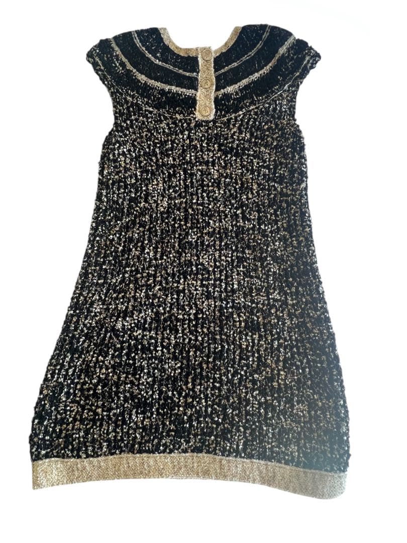 美品 CHANEL 19ySS ツイードミニワンピース　サイズ38