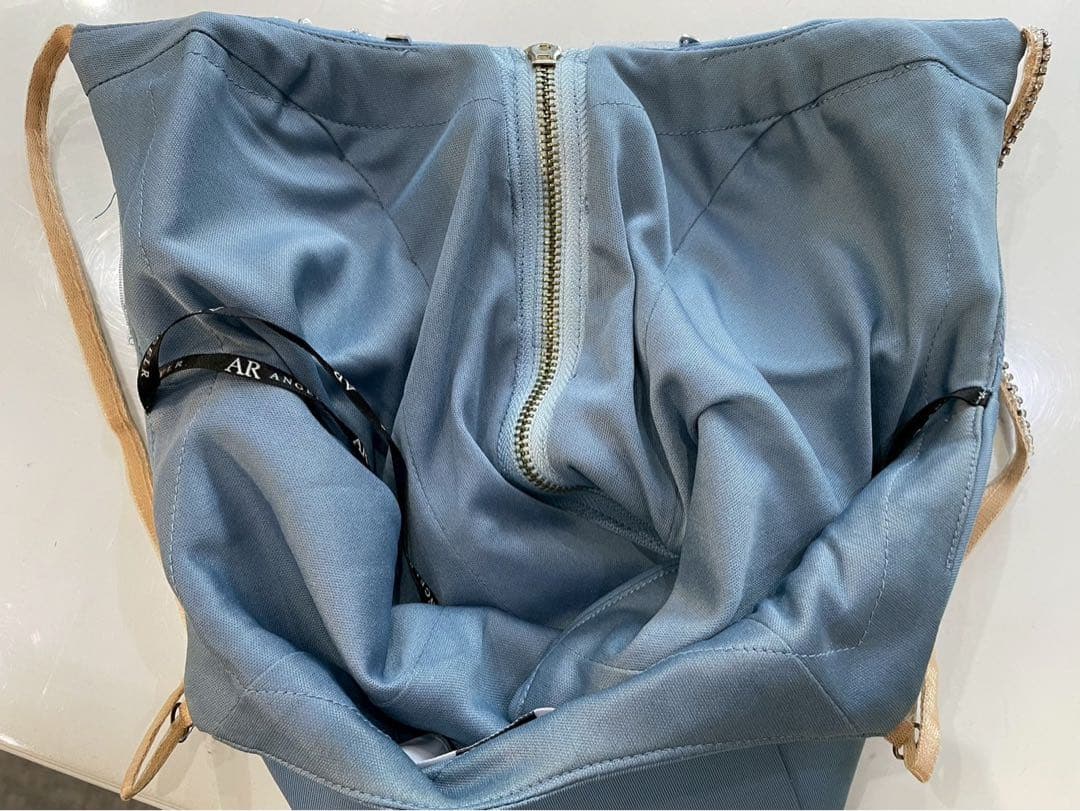 Angel R エンジェルアール　ビーズ装飾付きミニドレス　セットアップ　XS