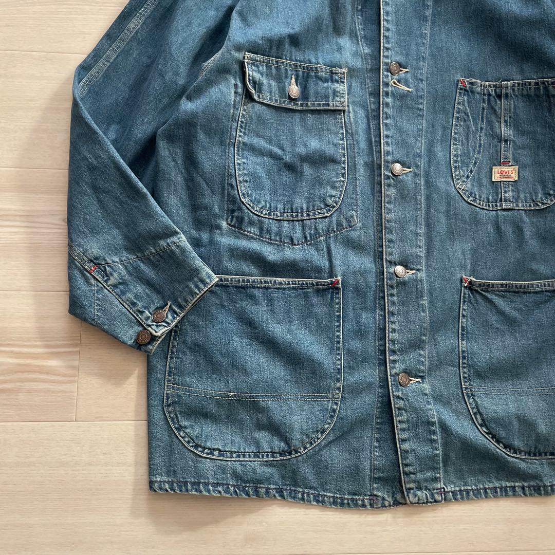 90s USA製 Levi’s 70742-21 デニムカバーオール サイズ40