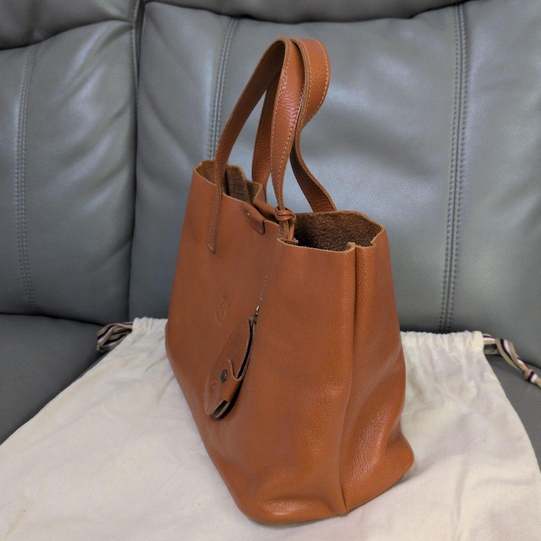 ⚠専用 イルビゾンテ IL BISONTE トートバッグ 革 ミラーチャーム付