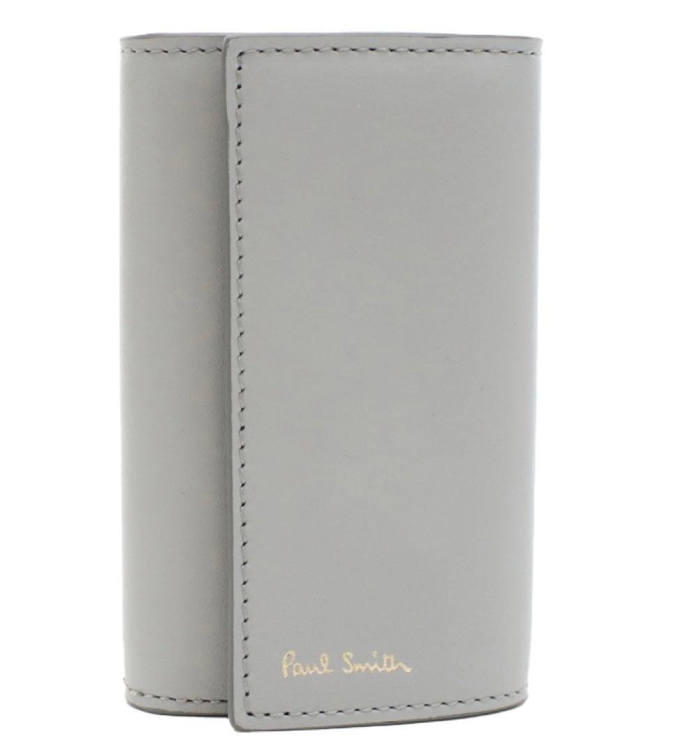 新品　ポールスミス　キーケース　Paul Smith  グレーM1A1981