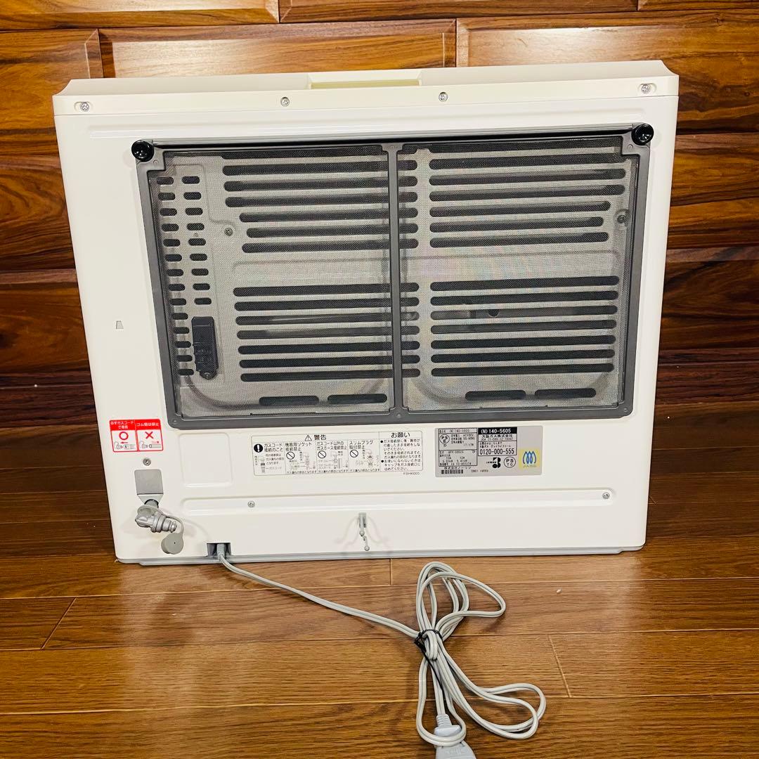 大容量 NORITZ ガスファンヒーター　GFH-5802S-W5 都市ガス用