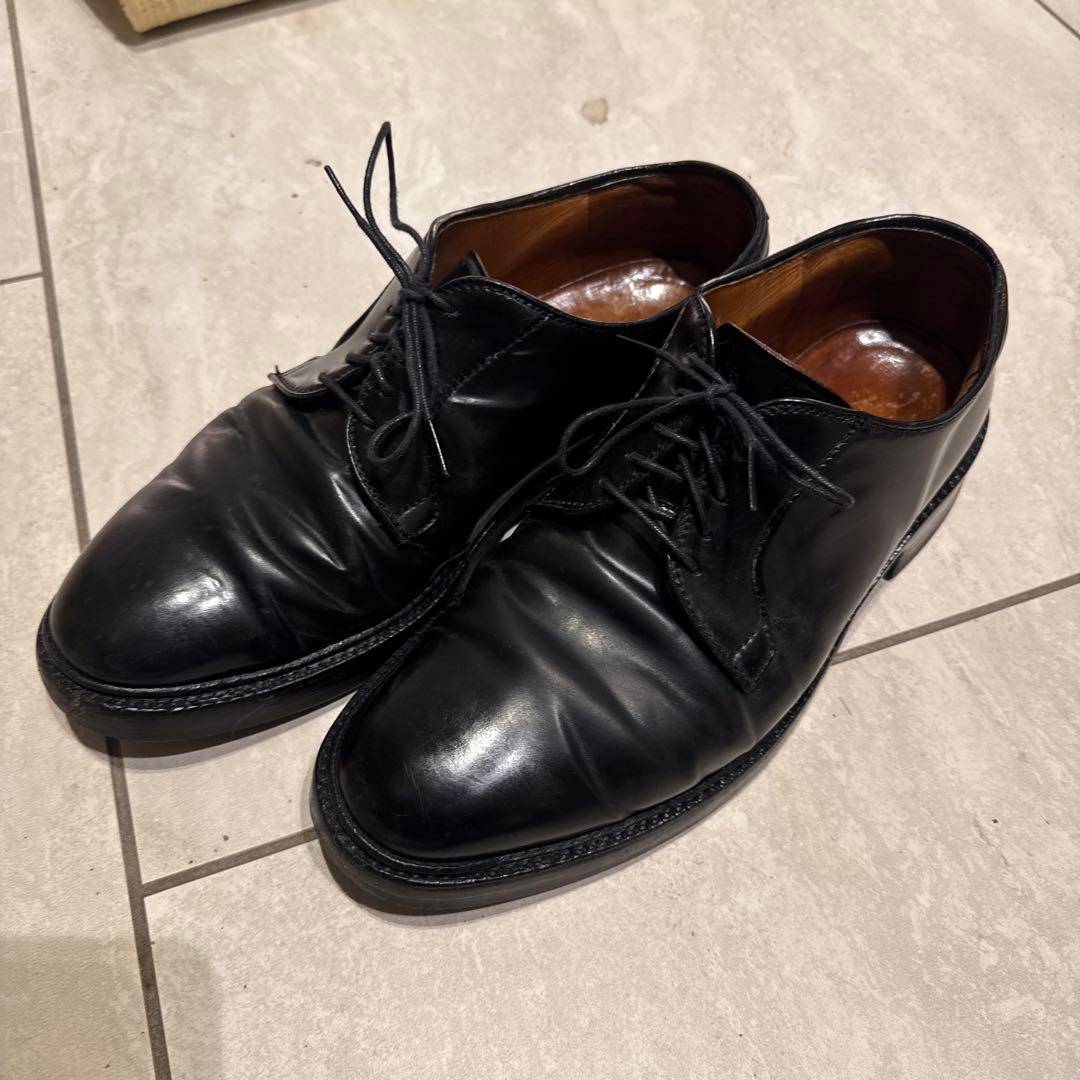 Alden オールデン 9901 コードバン プレーントゥ ブラック 8.5E