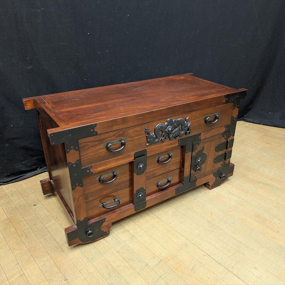 車箪笥　整理箪笥　時代家具　箪笥　タンス　たんす　引き出し　整理　収納　民芸