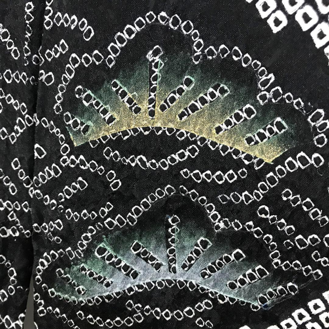 ZF-1082 訪問着 総絞り 金彩 金箔 逸品 高級 上質 正絹 袷 広衿