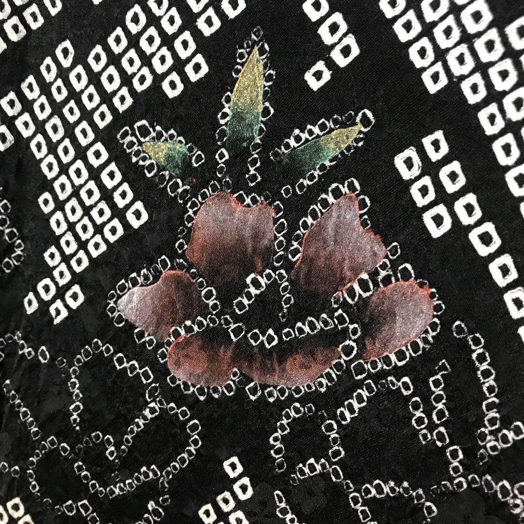 ZF-1082 訪問着 総絞り 金彩 金箔 逸品 高級 上質 正絹 袷 広衿