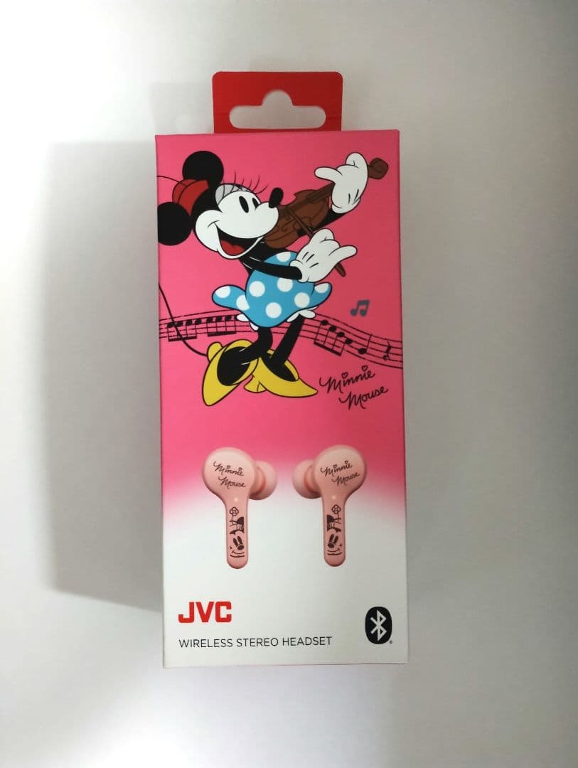 JVC ミニー ワイヤレスイヤホン ディズニーストア ピンク　ミニーマウス