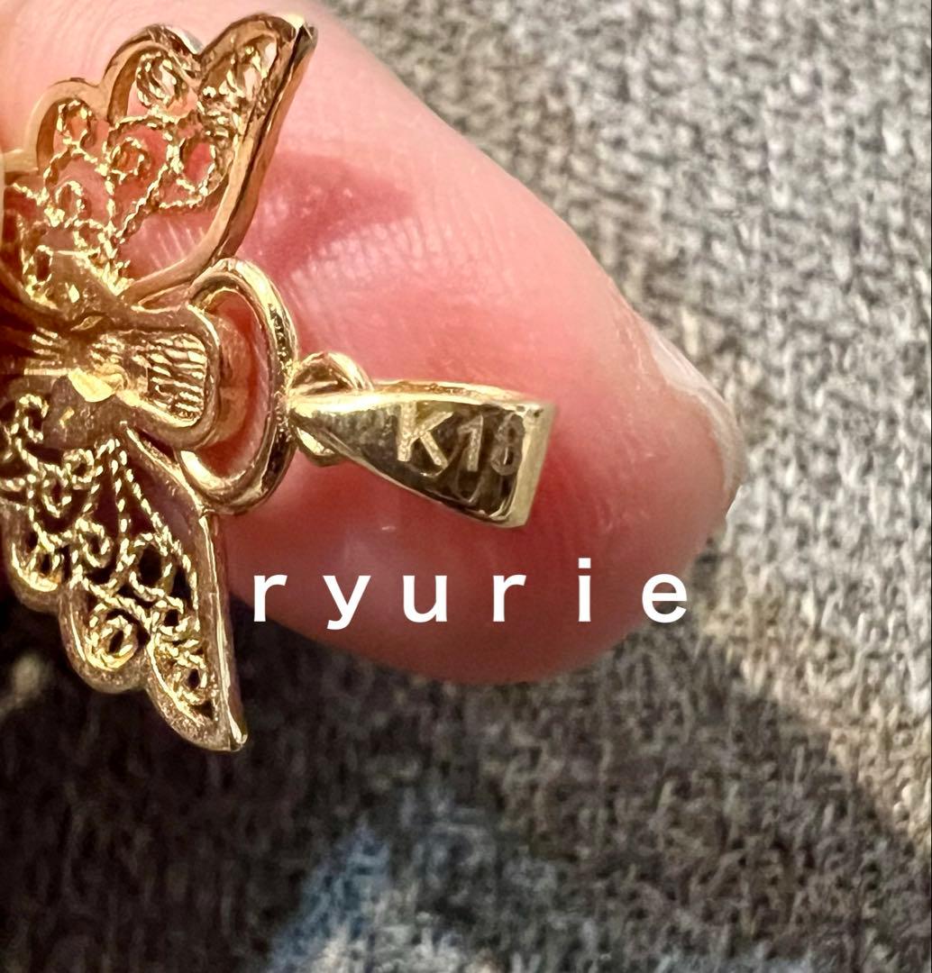 18金レディースペンダントタップ