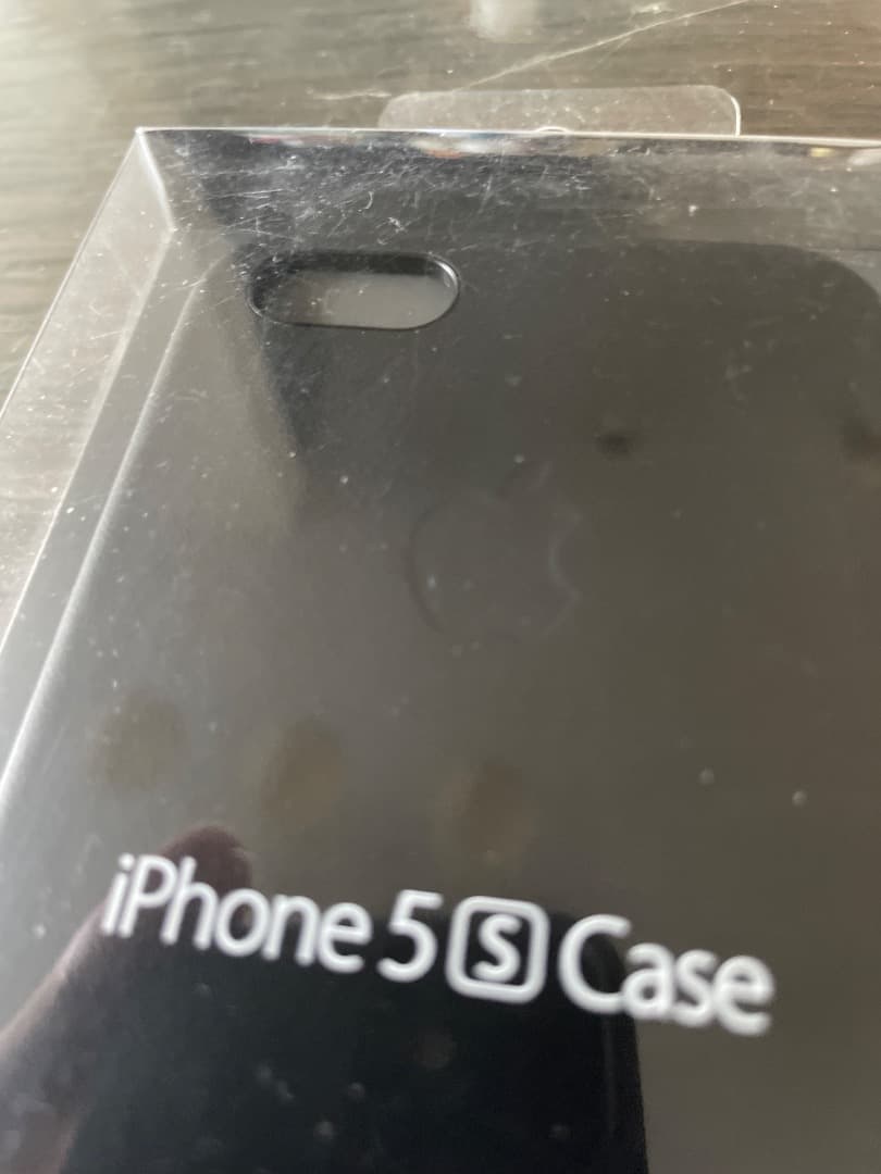 iPhone5S SE第1世代レザーケースブラック