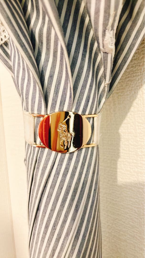 晴雨兼用傘　ストライプフリル　ディープブルー