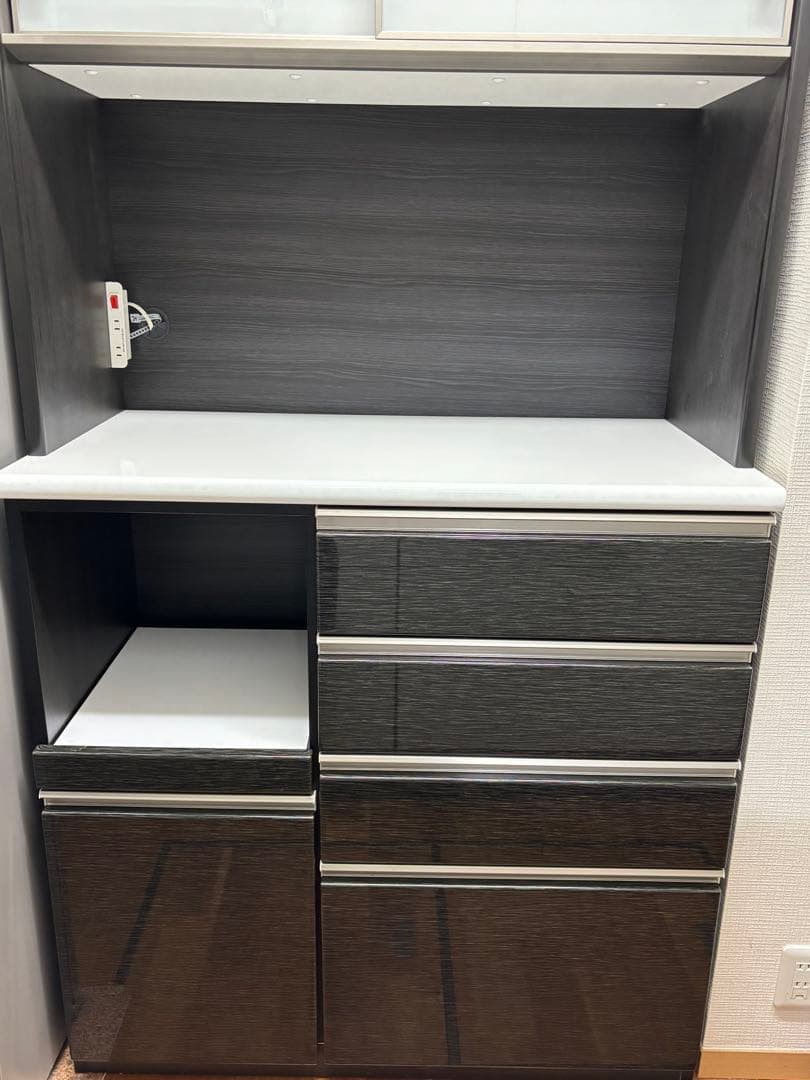 【こたつぶとん】ニトリキッチンボード(Nポスティア100KB BK）