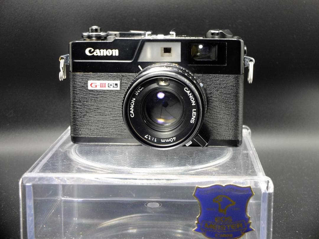 キャノネットQL17GⅢブラック／40mmf1.7付【実写確認整備済】