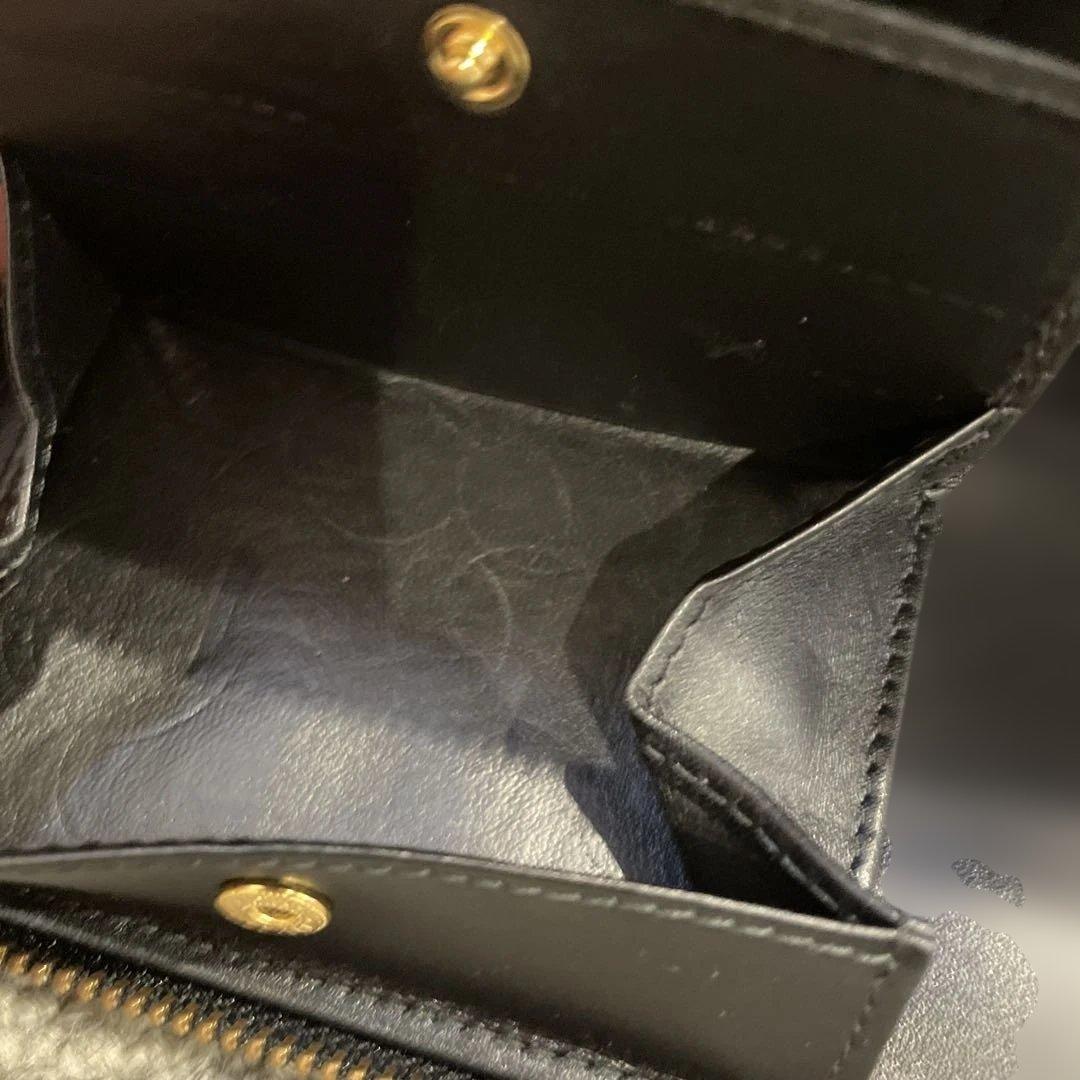 COMME des GARÇONS Huge Logo Wallet 箱付き 黒