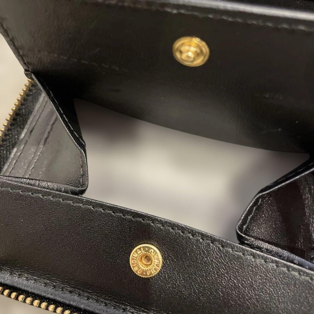 COMME des GARÇONS Huge Logo Wallet 箱付き 黒