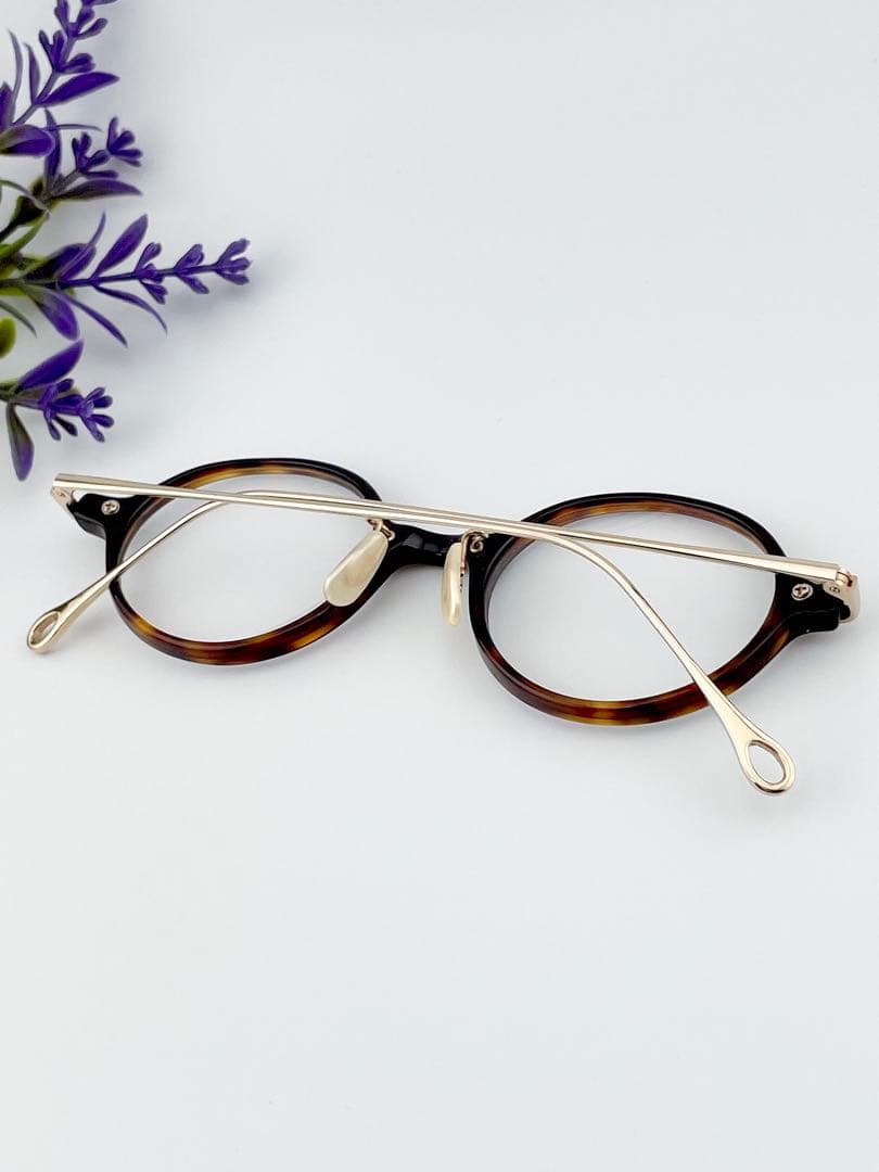 Enaloid col.02 エナロイド ラウンド 鼈甲柄 サングラス