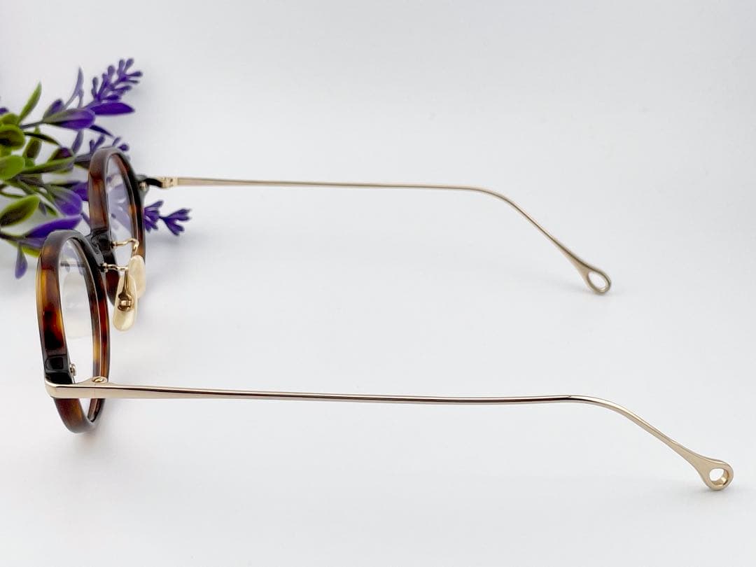 Enaloid col.02 エナロイド ラウンド 鼈甲柄 サングラス