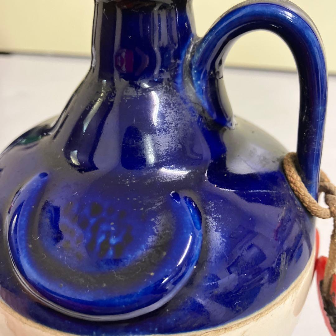 E壁 バランタイン陶器瓶 ウイスキー Whisky チャーム付き 古酒