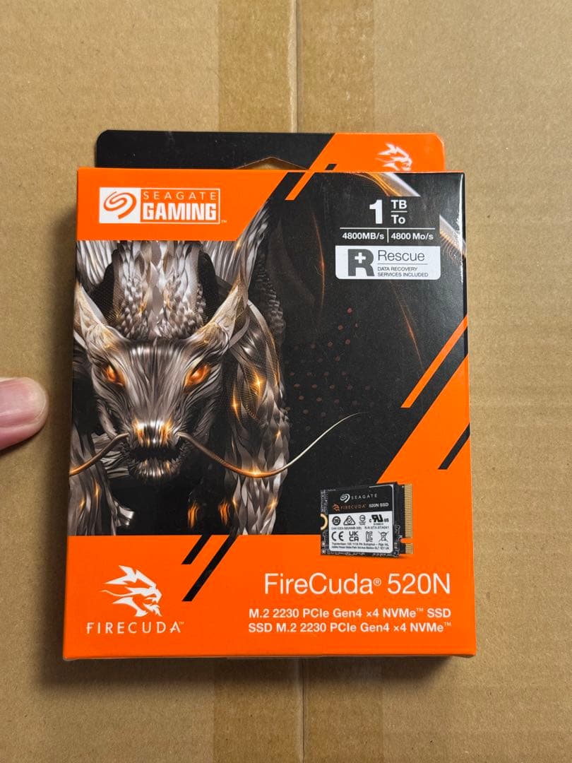 内蔵型SSD Seagate FireCuda 520N M.2 2230 SSD 1TB