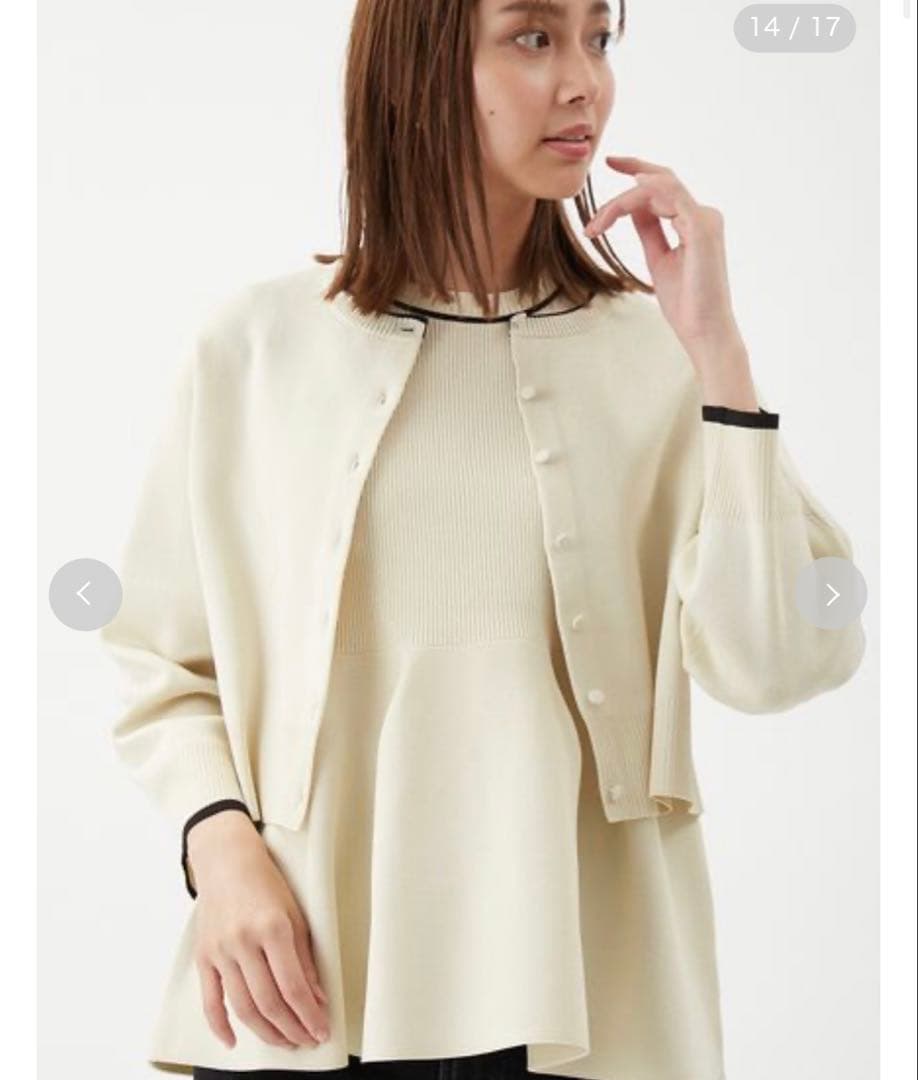 新作✨mila owen フォルムアンサンブルセット　ネイビー