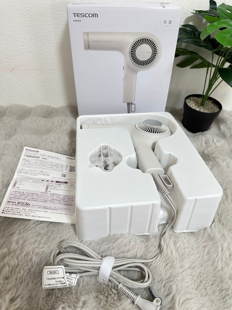 【新品★未使用】TESCOM Nobby NIB400A ヘアドライヤー