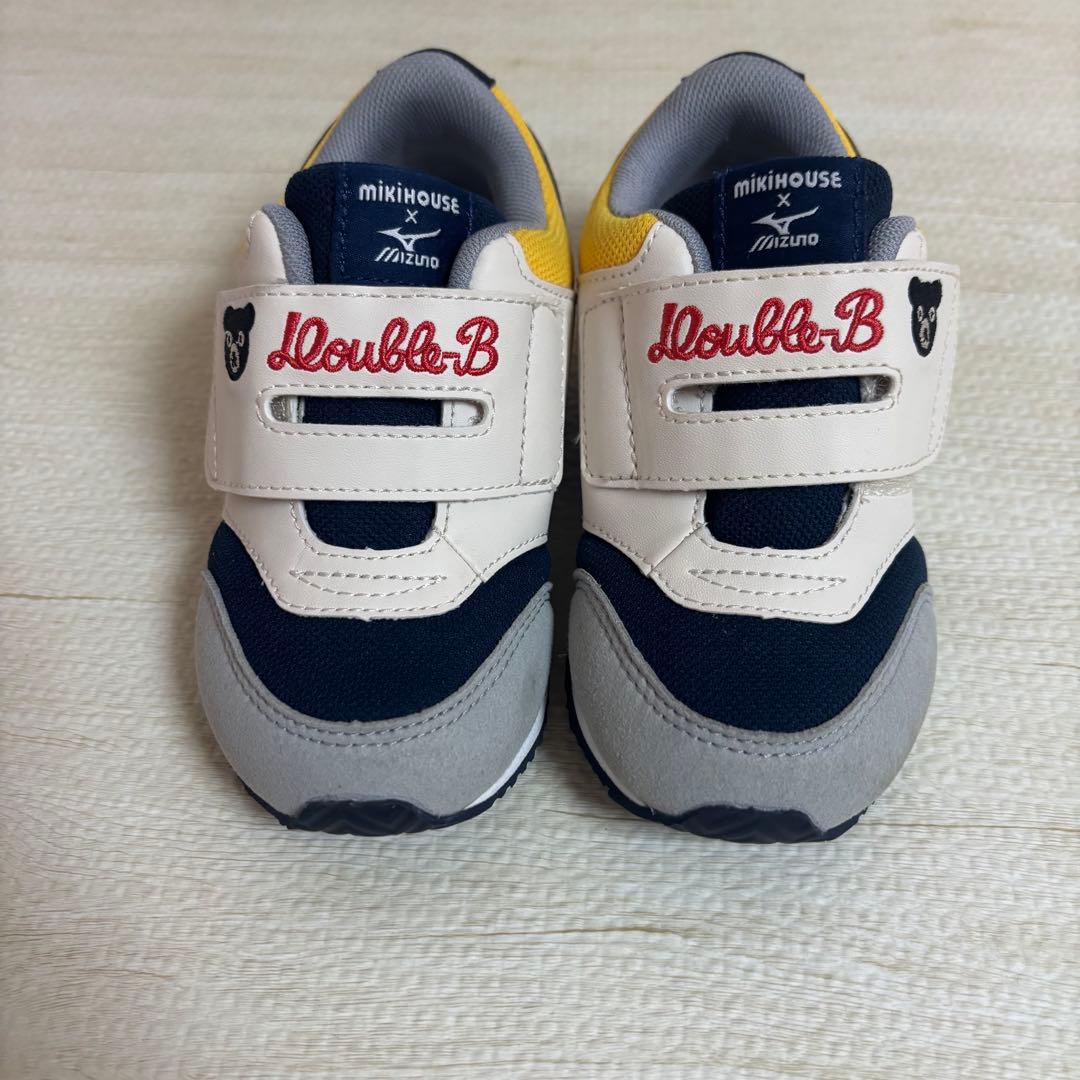 新品未使用　ミキハウス　ダブルビー　ミズノ　スニーカー　16.5