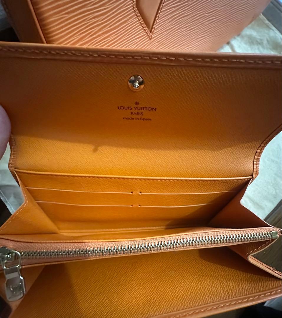 超美品 ルイヴィトン バッグと財布　2点セット　 エピ　ジャスミン　オレンジ