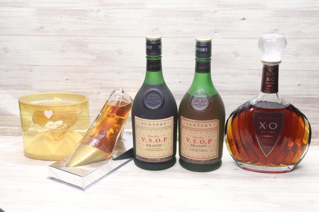 ◆未開栓5本 まとめ サントリー ブランデー ニッカ VSOP XO