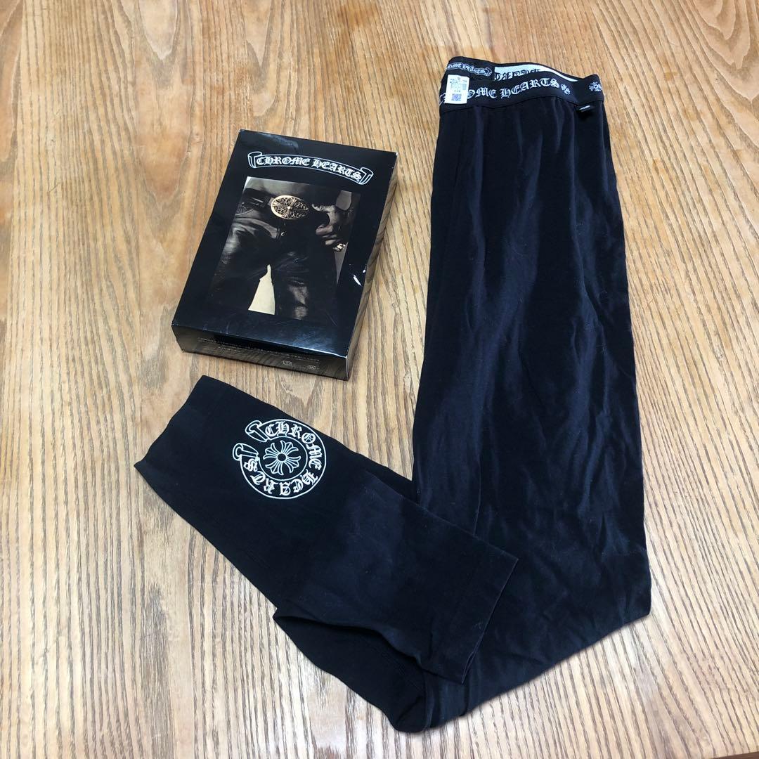 CHROME HEARTS ロゴ入りレギンス Sサイズ　ユニセックス