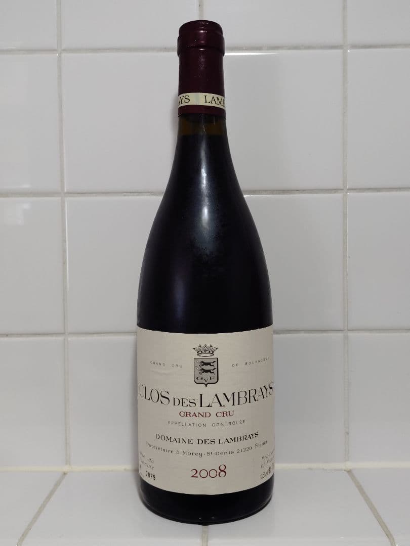 フランス　クロデランプレイ2008　グラン・クリュ