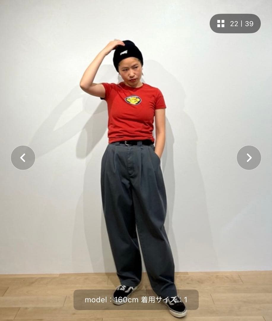 HOLIDAY DICKIES 2TUCK PANTS カーキ