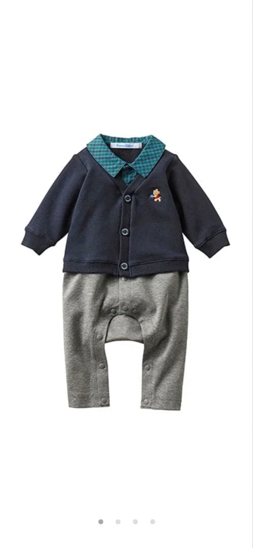 ミニーさん専用　ファミリア　ロンパース80cm