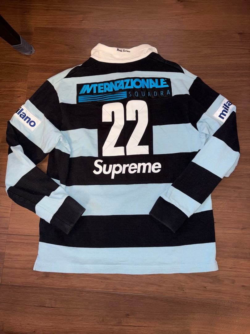 Supreme ラガーシャツ 22SS Stripe Rugby