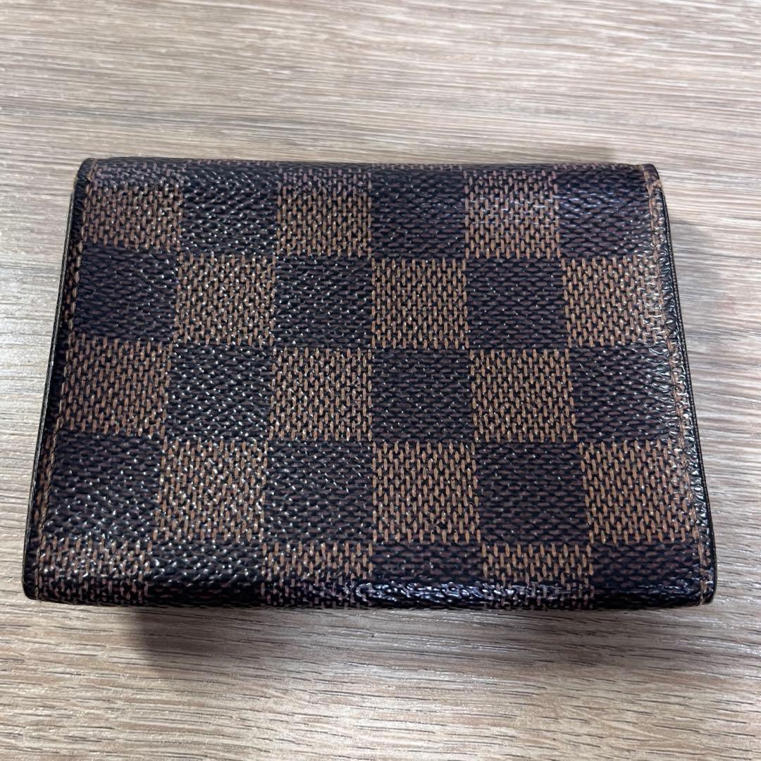 美品　ルイヴィトン ダミエ 名刺 カードケース　刻印あり