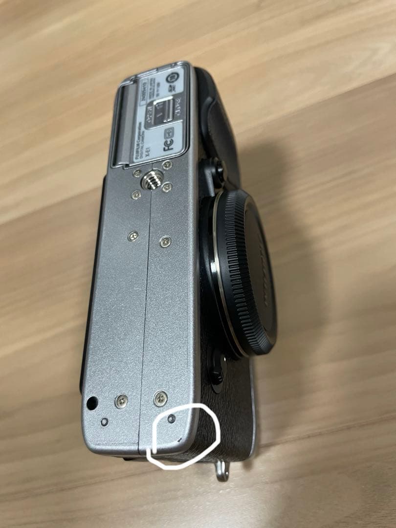 Fujifilm X-E1 シルバー　レザーケース　リモートレリーズ