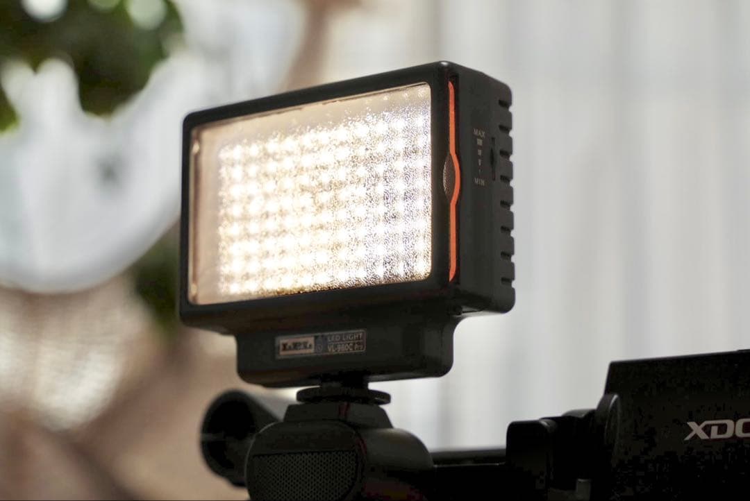 ビデオカメラ用LEDライト