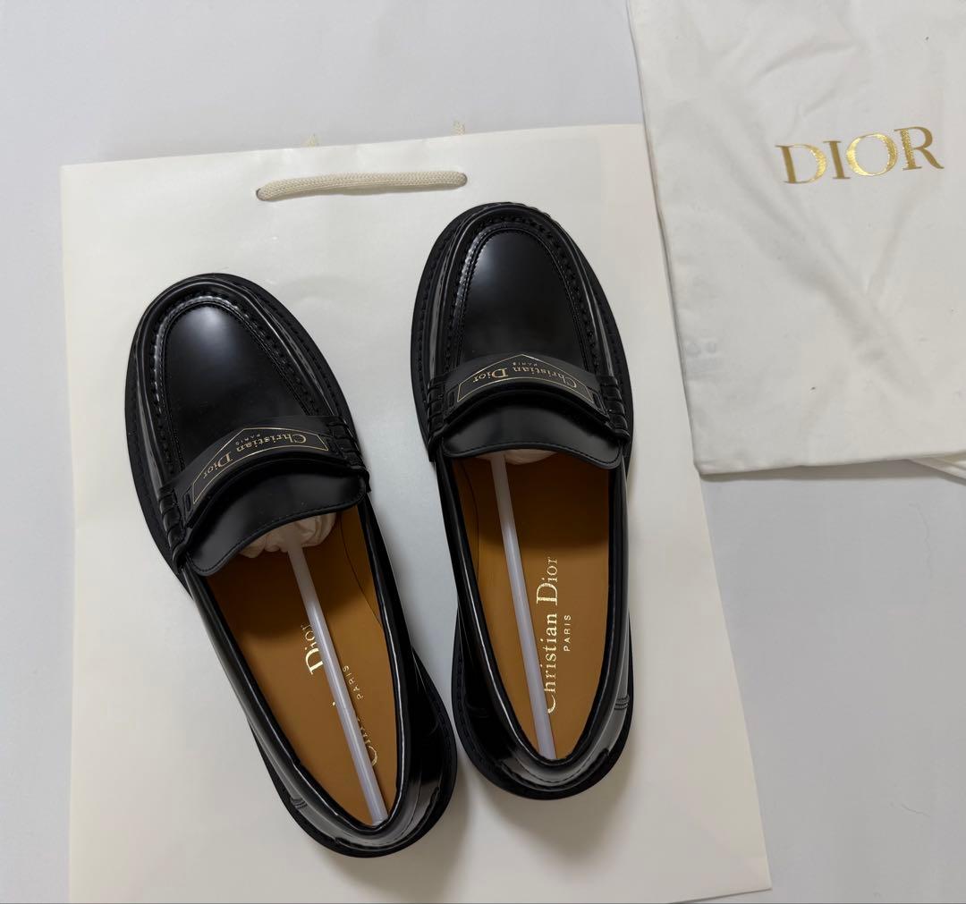 Dior Boy ディオール ボーイ プラットフォームローファー 37