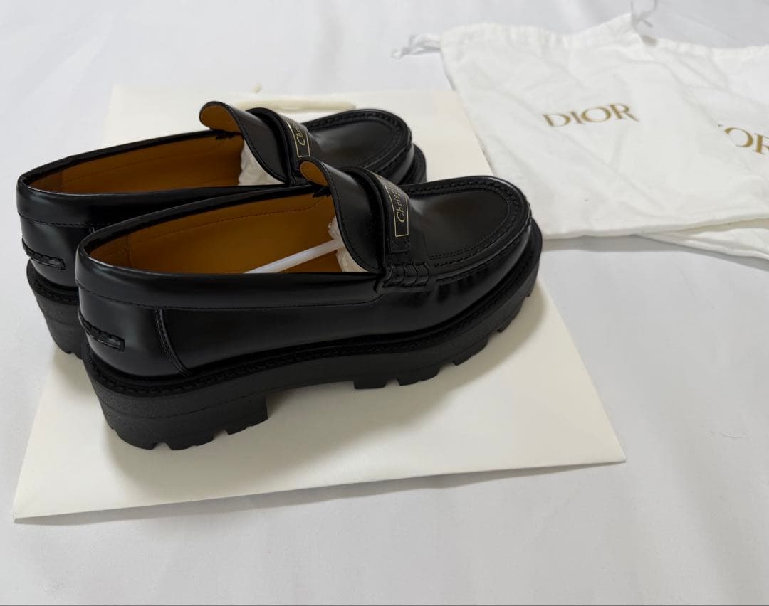 Dior Boy ディオール ボーイ プラットフォームローファー 37