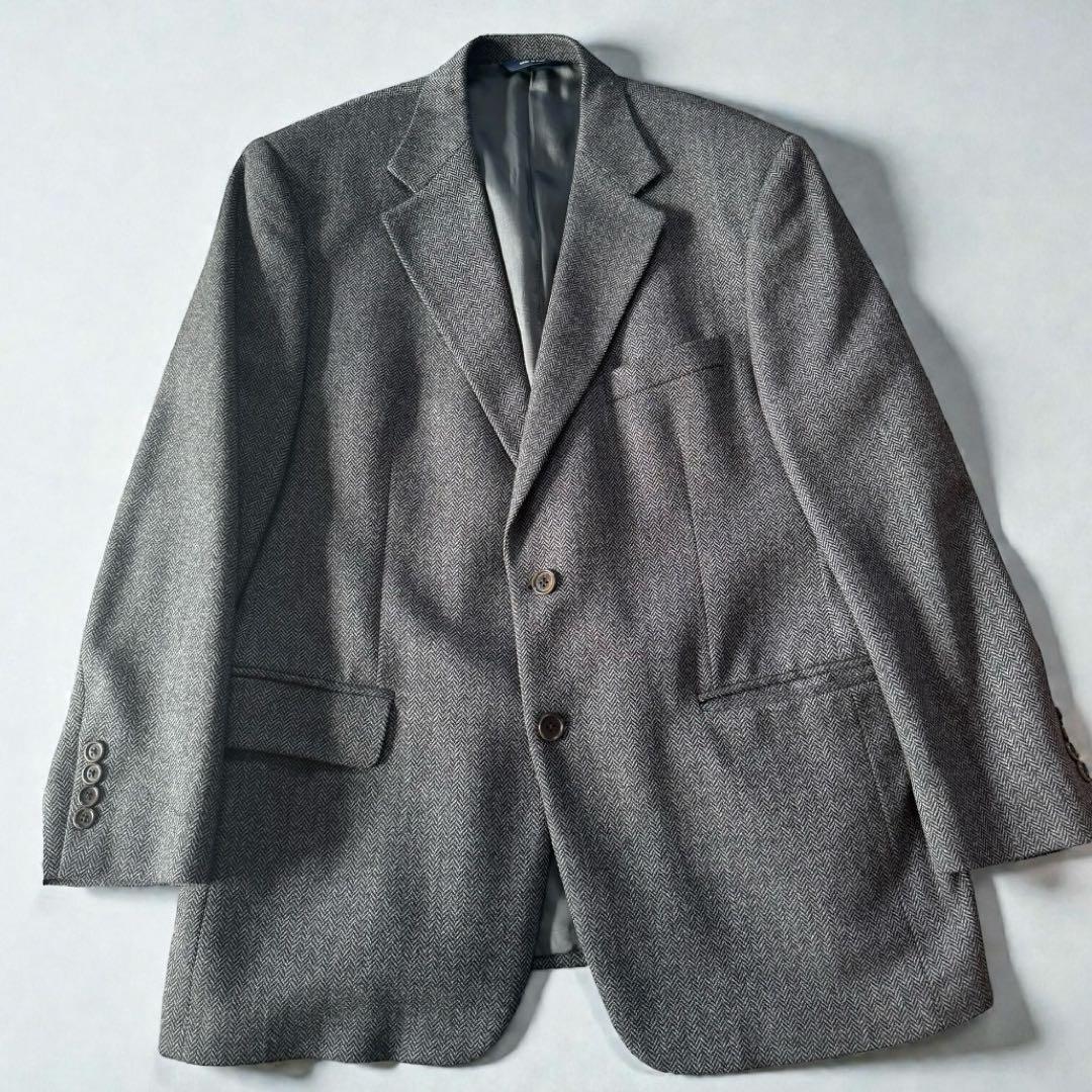 ブルックスブラザーズ イタリア製 ヘリンボーン テーラードジャケット 41 L