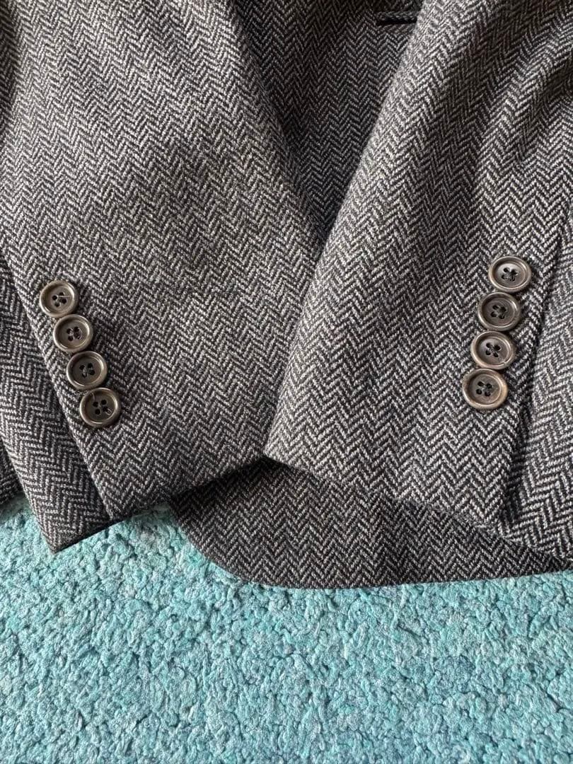 ブルックスブラザーズ イタリア製 ヘリンボーン テーラードジャケット 41 L